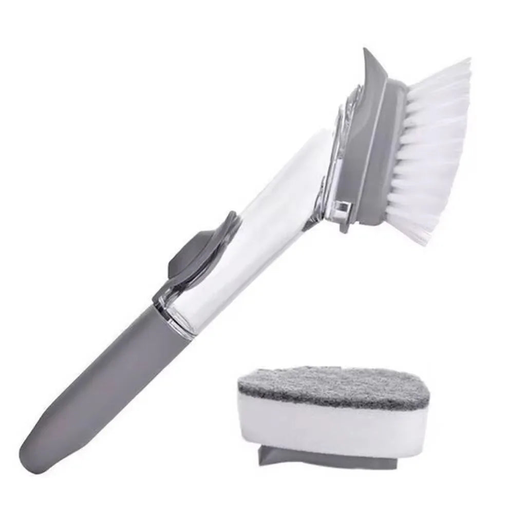 Escova Multiuso com Dispenser para Detergente 2 em 1