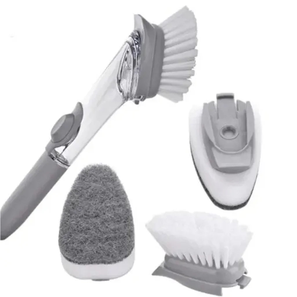 Escova Multiuso com Dispenser para Detergente 2 em 1