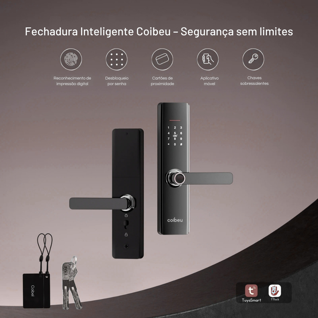 Fechadura Inteligente com Impressão Digital e Senha