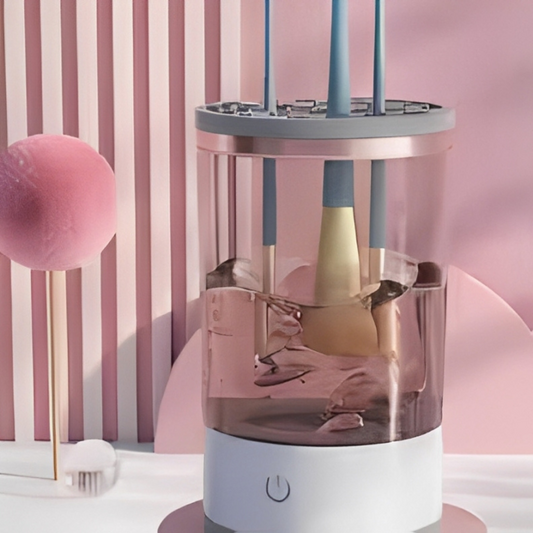 Limpador de Pincéis de maquiagem Automático