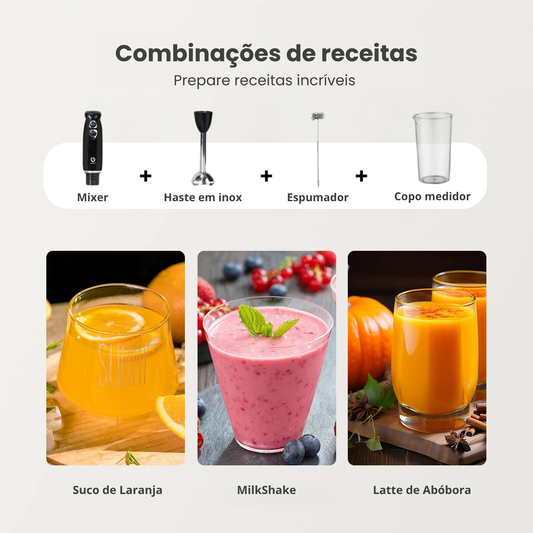 Mixer 5 em 1 para Receitas Completas