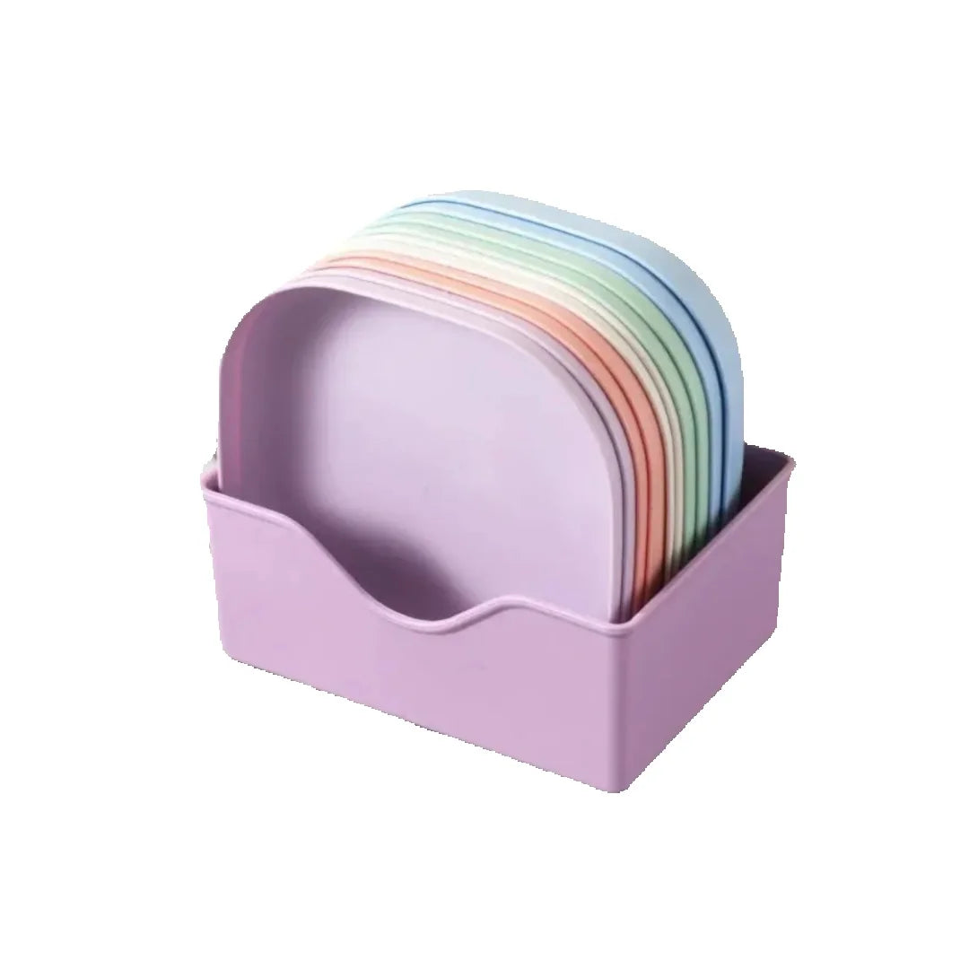 Kit 10 Potes Coloridos para Mise en Place