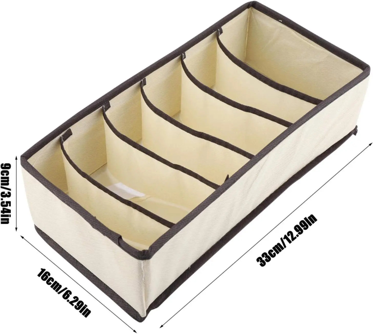 Organizador de Gavetas com 6 divisões