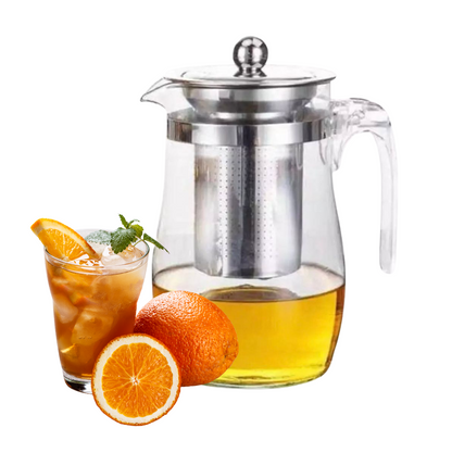 Chaleira de Vidro com Infusor em Aço Inox - 900ml