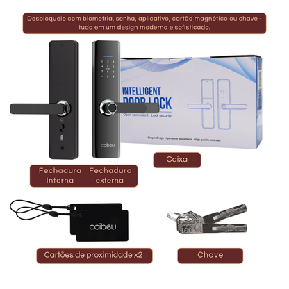 Fechadura Inteligente com Impressão Digital e Senha