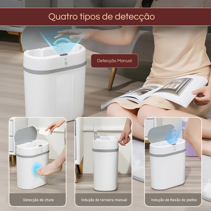 Lixeira 12L com Sensor de Movimento