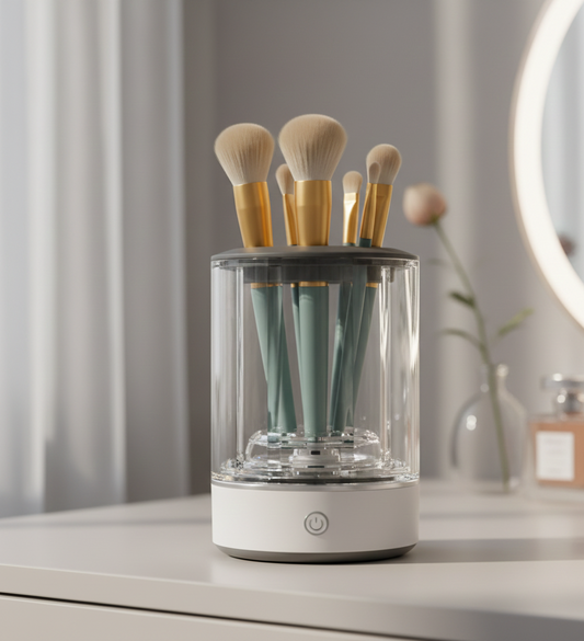 Limpador de Pincéis de maquiagem Automático
