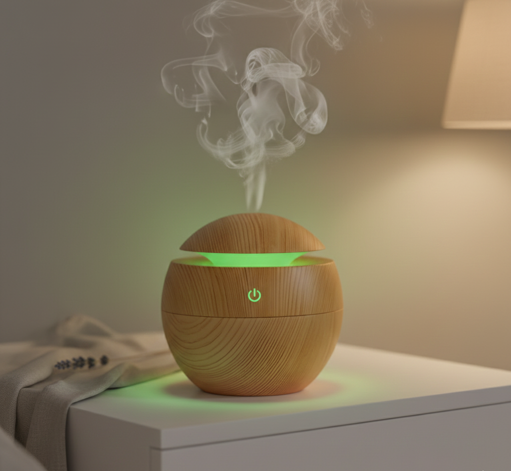 Umidificador de Ar e Aromatizante Amadeirado Essencials